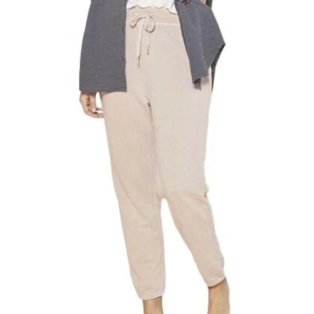 OUTERKNOWN Organic Cotton Jogger Sweatpant Medium Pink Drawstring Athleisure - Picture 3 of 14